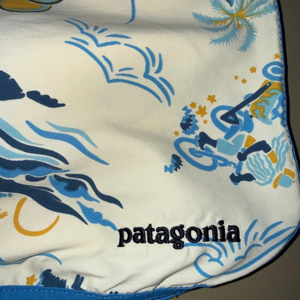 Patagonia wavefarer Board Shorts 36 c-street toasted white Tropical Surf swim